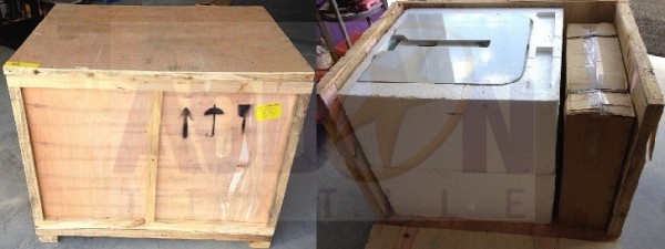 Wooden case for single head embroidery machine